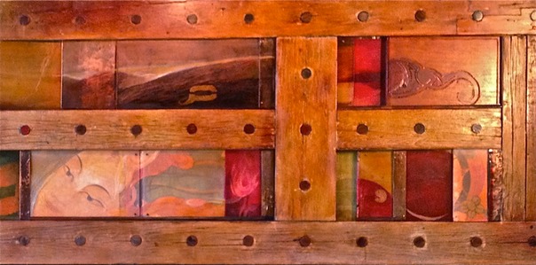 "Muses Door:   geode, cave and teetering stone"  $3000